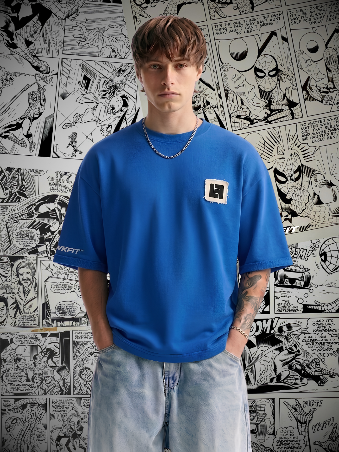 THE MAN-SPIDER TECH TEE // ROYAL BLUE