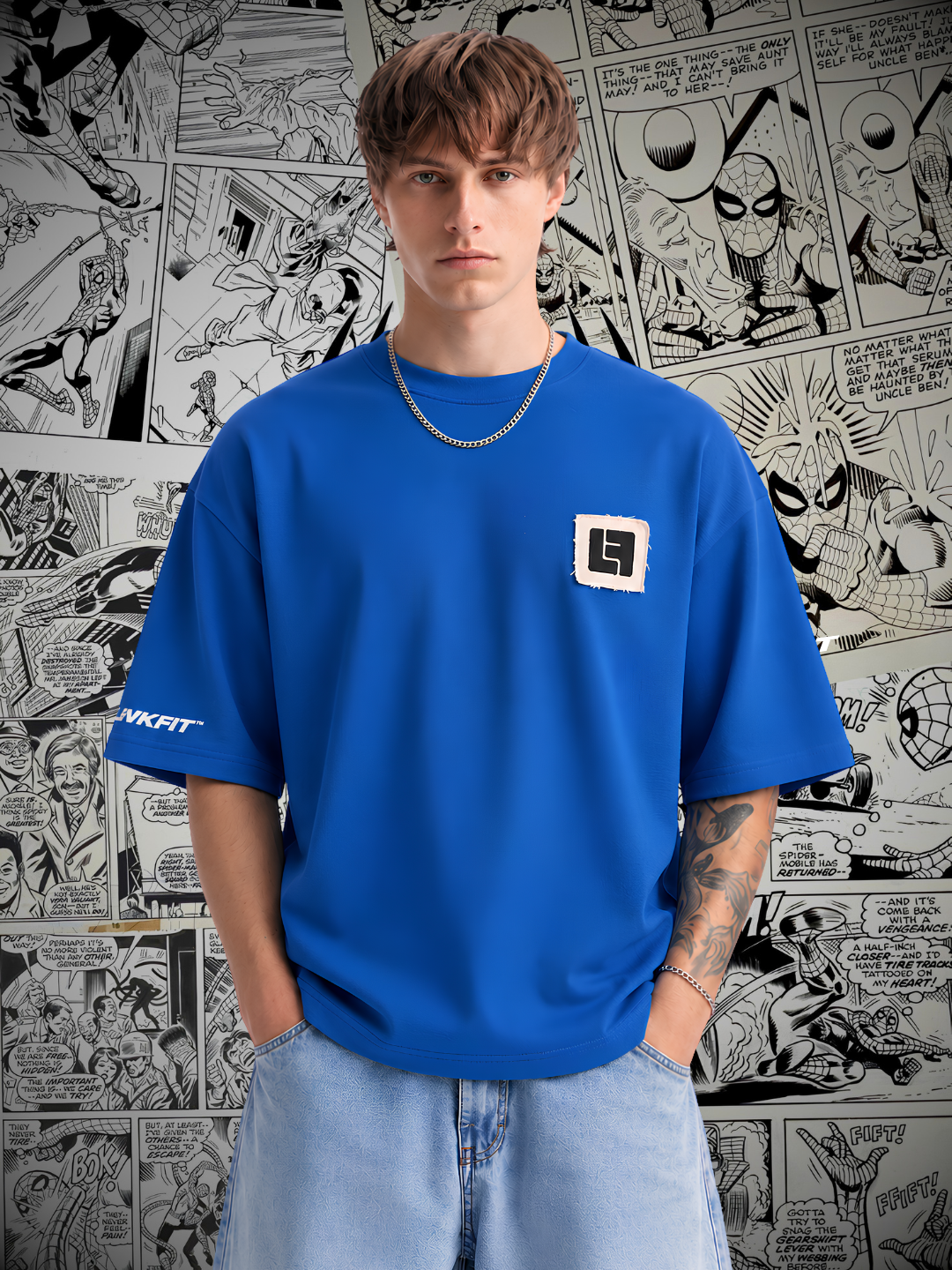 THE MAN-SPIDER TECH TEE // ROYAL BLUE