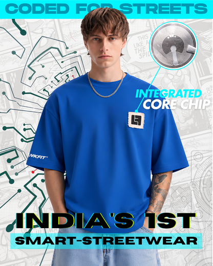THE MAN-SPIDER TECH TEE // ROYAL BLUE