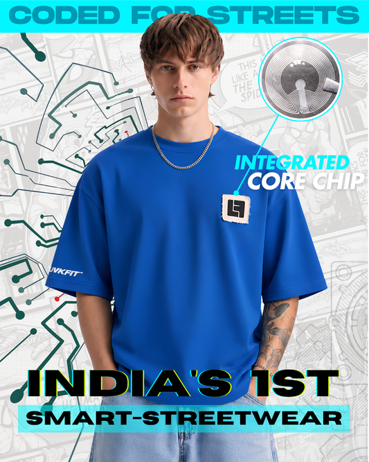 THE MAN-SPIDER TECH TEE // ROYAL BLUE