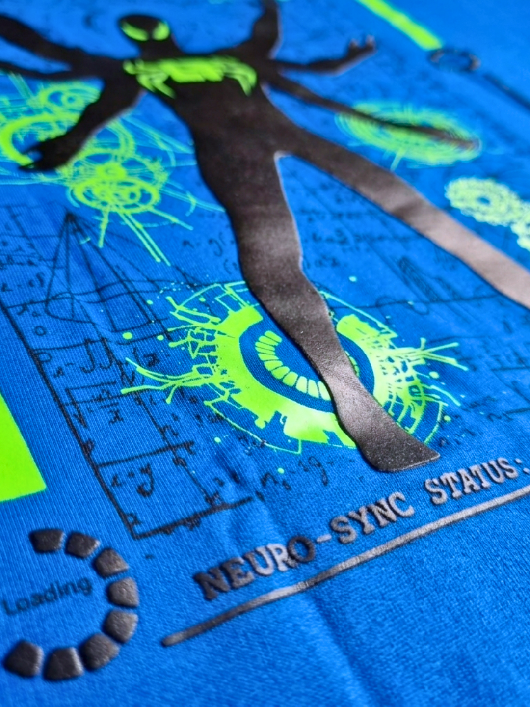 THE MAN-SPIDER TECH TEE // ROYAL BLUE